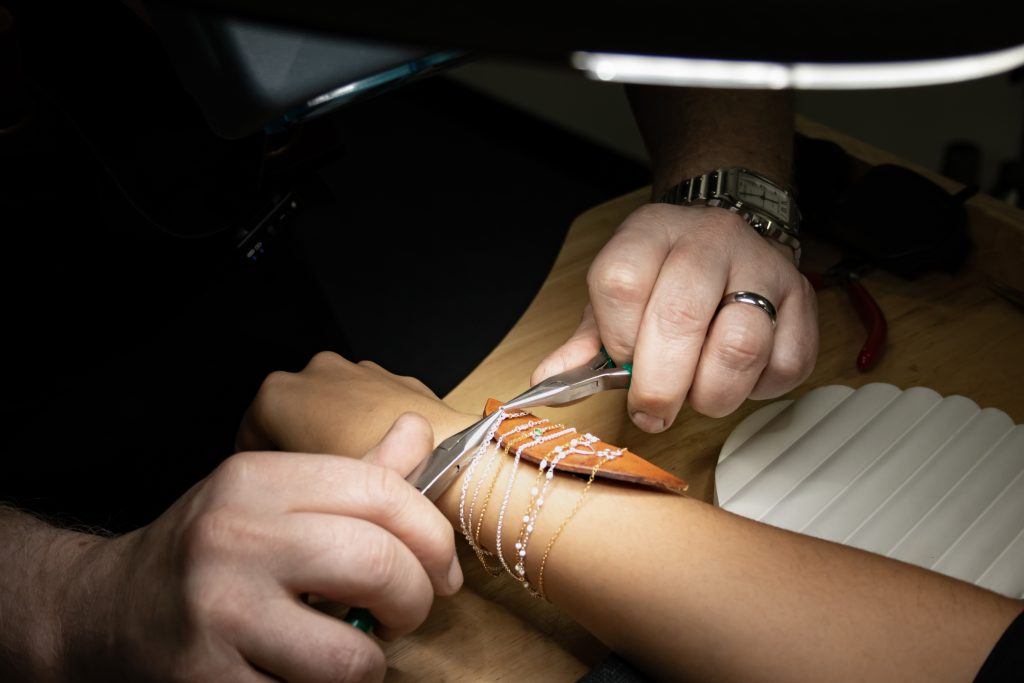 Permanent jewelry welding