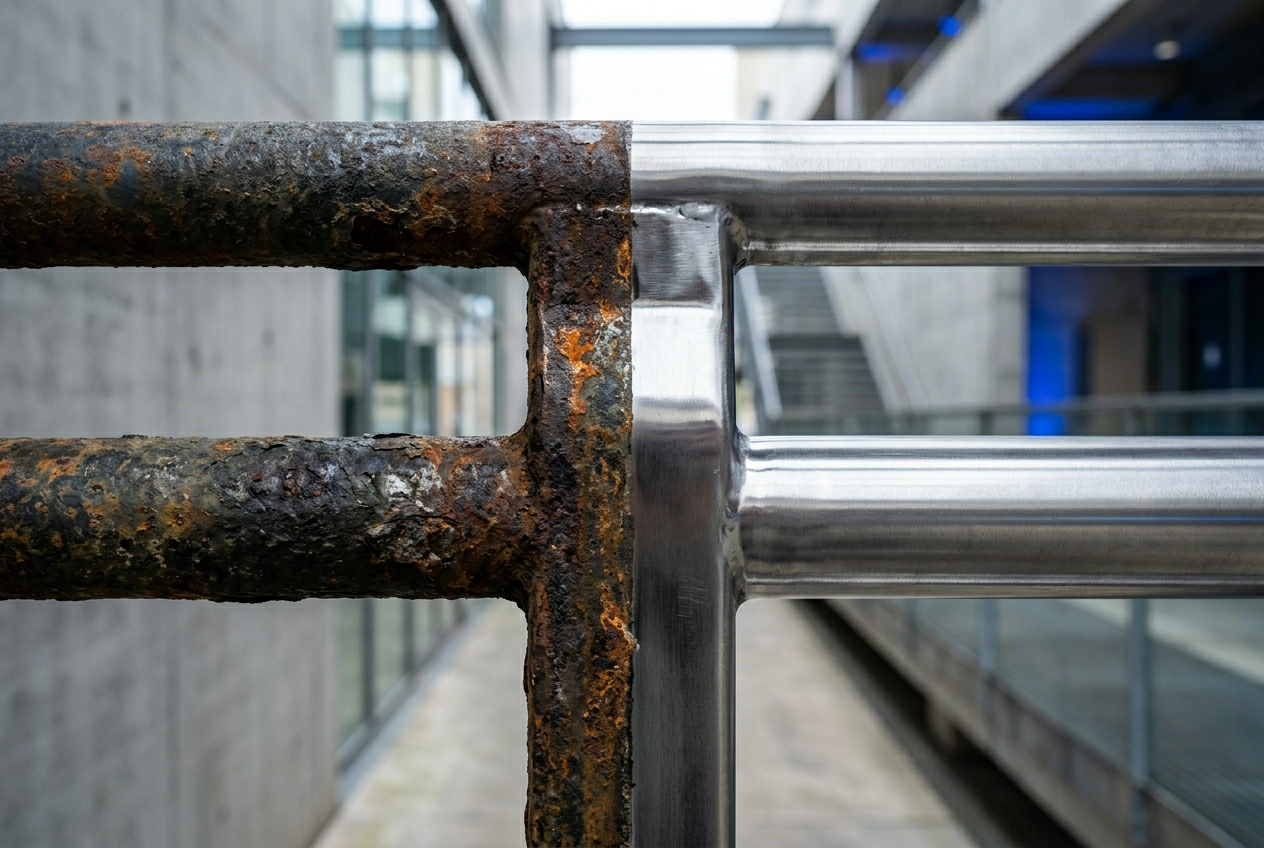Surface cleaning result