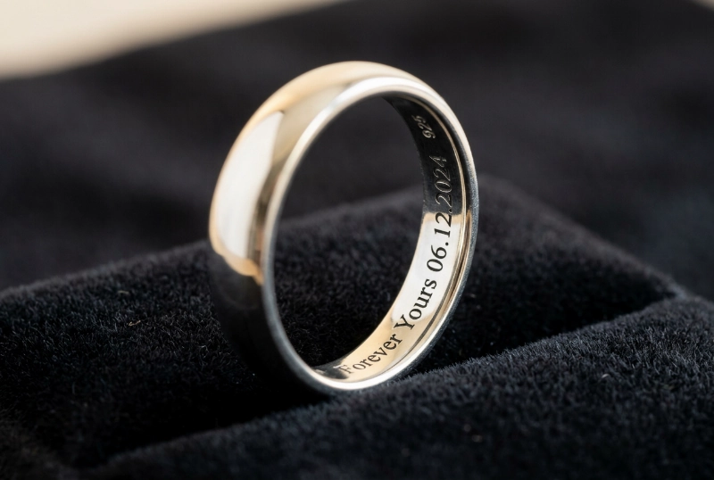 Ring Interior Text Engraving