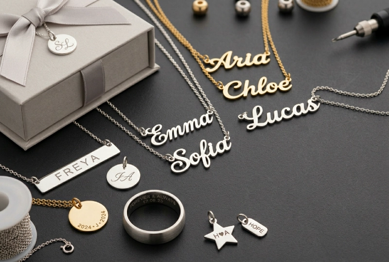 Name Necklace and Custom Gift Engraving